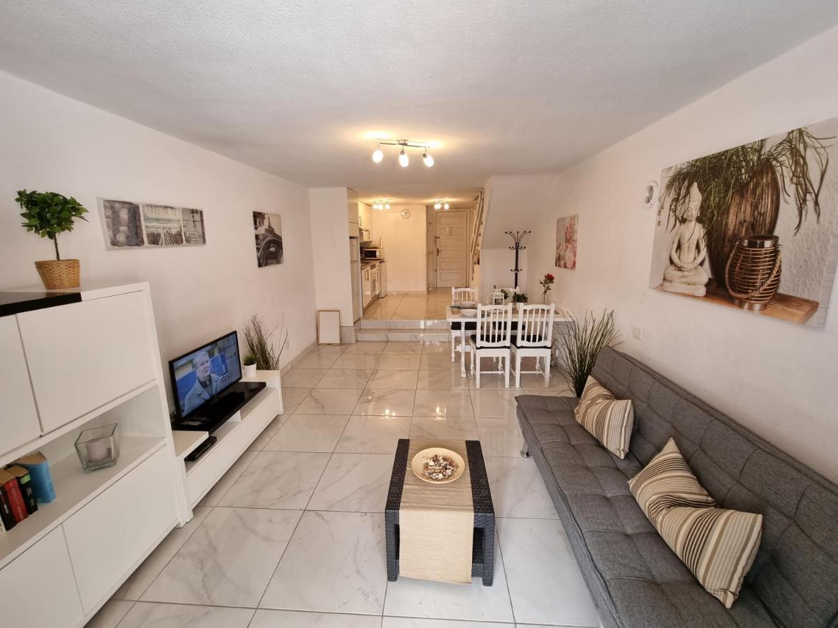 Duplex Apartment Vistamar, Sea-View, Heated Pool In Parque Santiago 2, Wifi Playa de las Américas Buitenkant foto