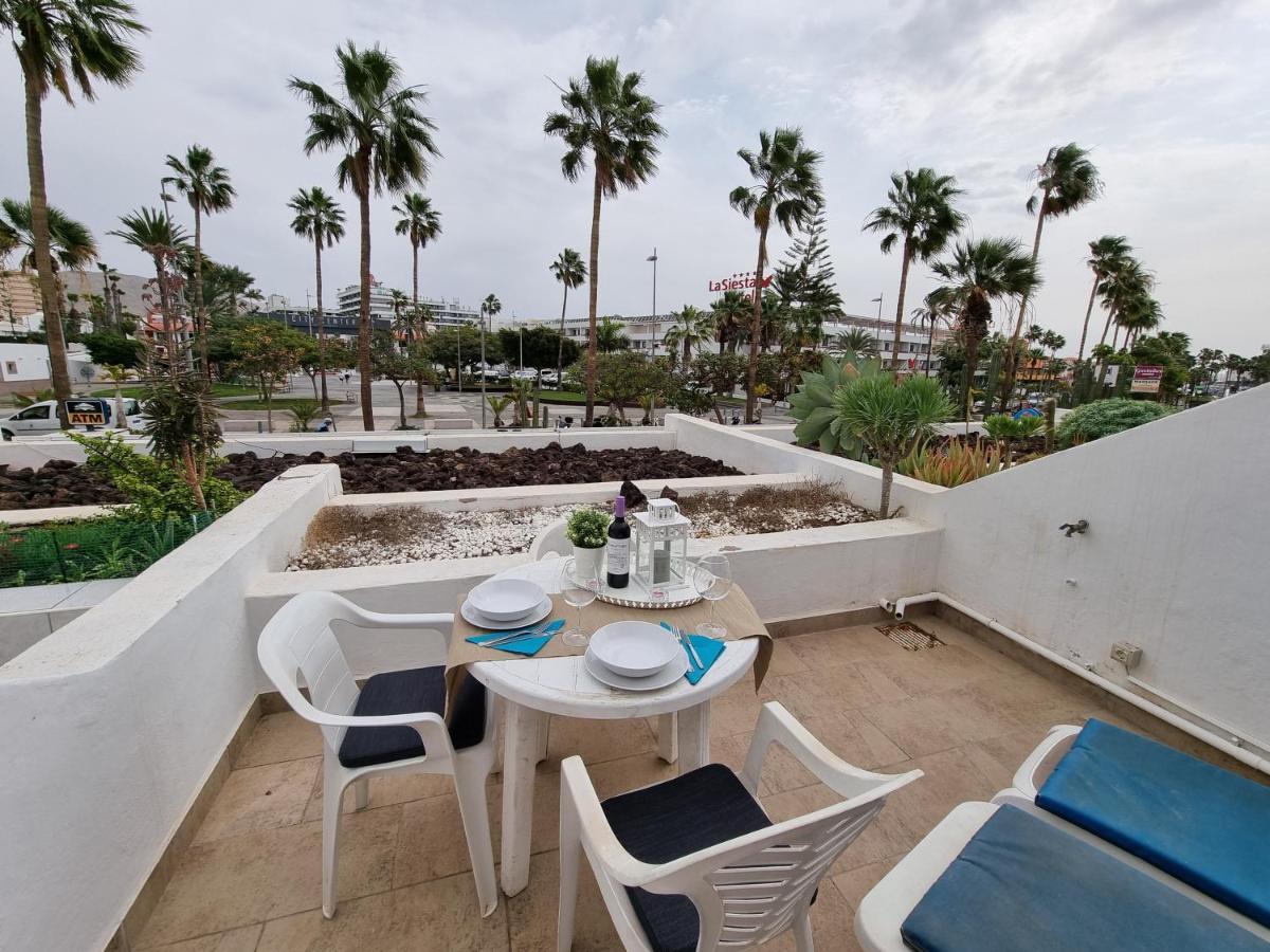 Duplex Apartment Vistamar, Sea-View, Heated Pool In Parque Santiago 2, Wifi Playa de las Américas Buitenkant foto
