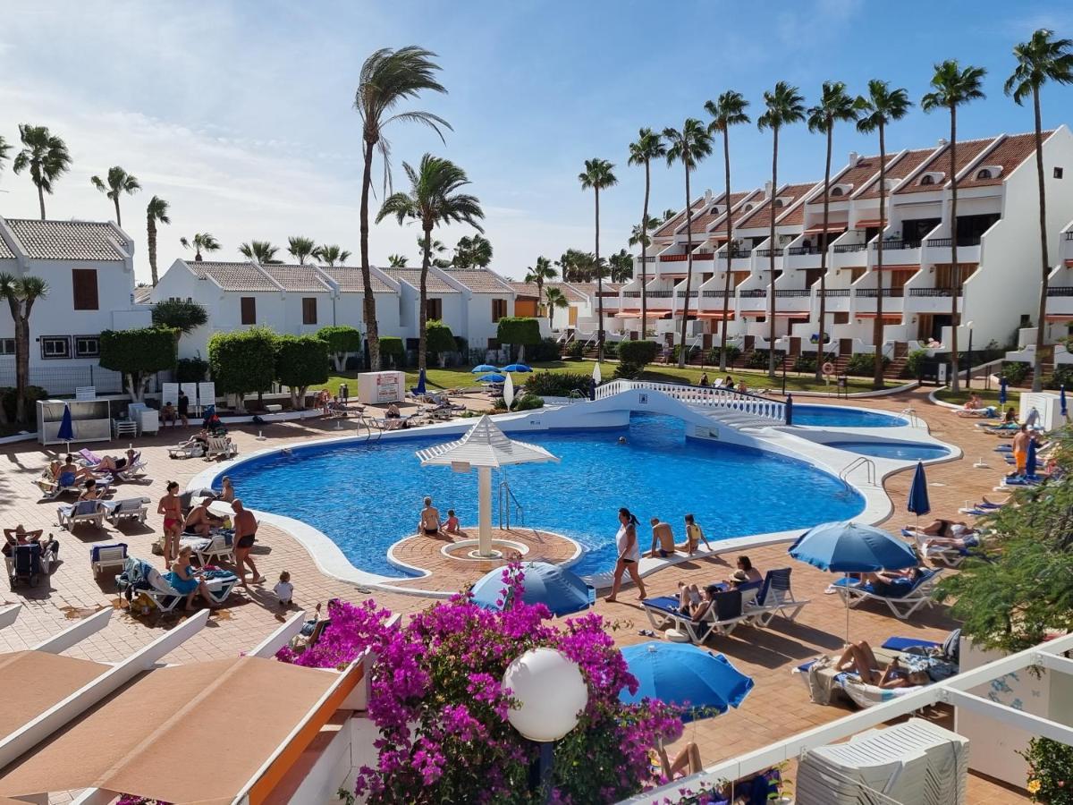 Duplex Apartment Vistamar, Sea-View, Heated Pool In Parque Santiago 2, Wifi Playa de las Américas Buitenkant foto